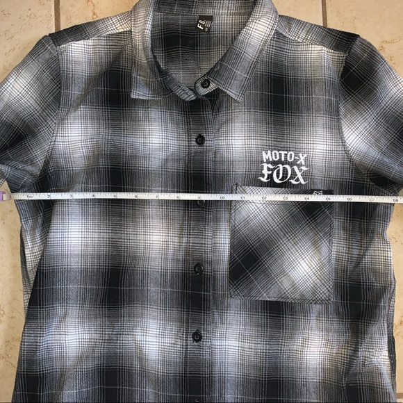 Fox Racing Womens Long Flannel Shirt/dress - Picture 15 of 15
